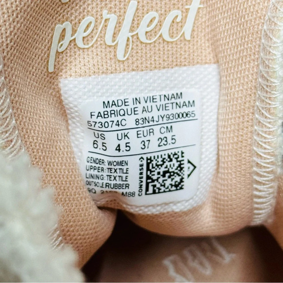 Converse Sherpa Chuck Taylor All Star Move High Perfect Is Not Perfect Platform - Picture 11 of 12